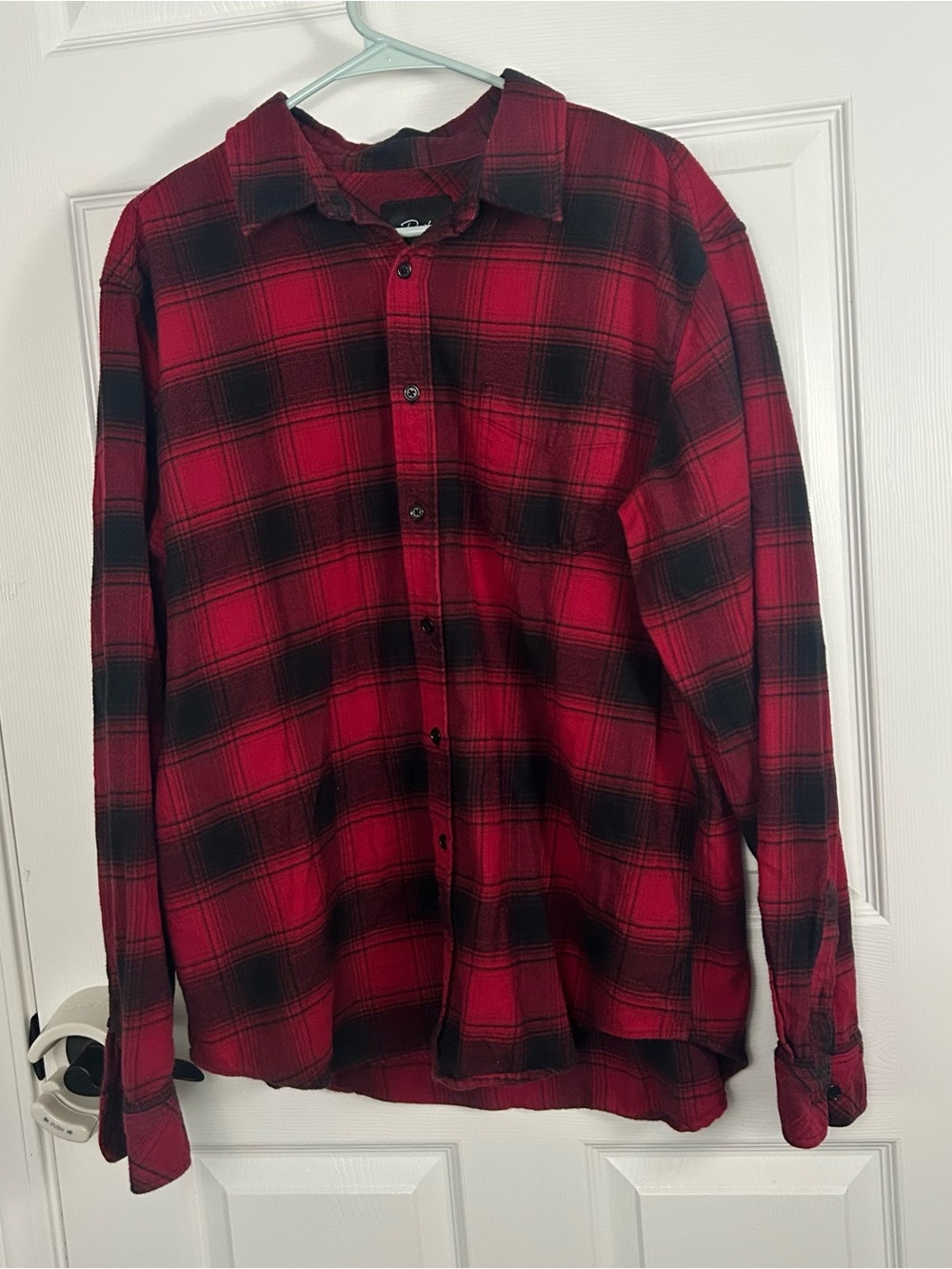 Rails Plaid Flannel Red Black Women’s XL